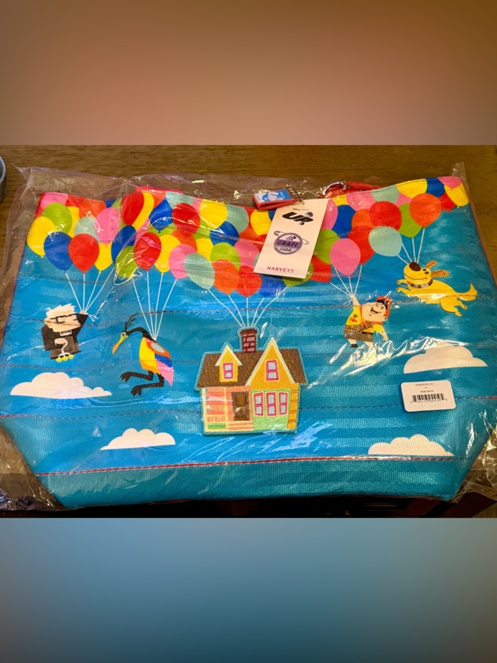 Harveys UP Wanderlust Tote with Multicolor Balloon Print
